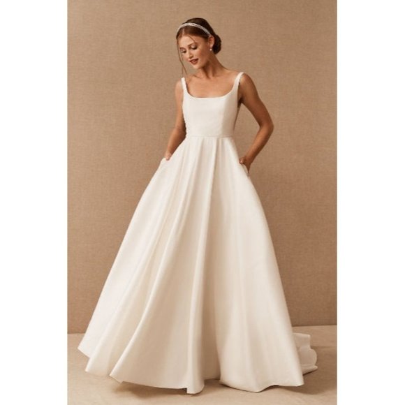 Jenny Yoo Lawrence Wedding Gown Size 10 - Picture 3 of 12